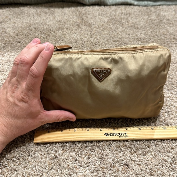 Prada Beige Nylon Cosmetic Pouch - Picture 13 of 13